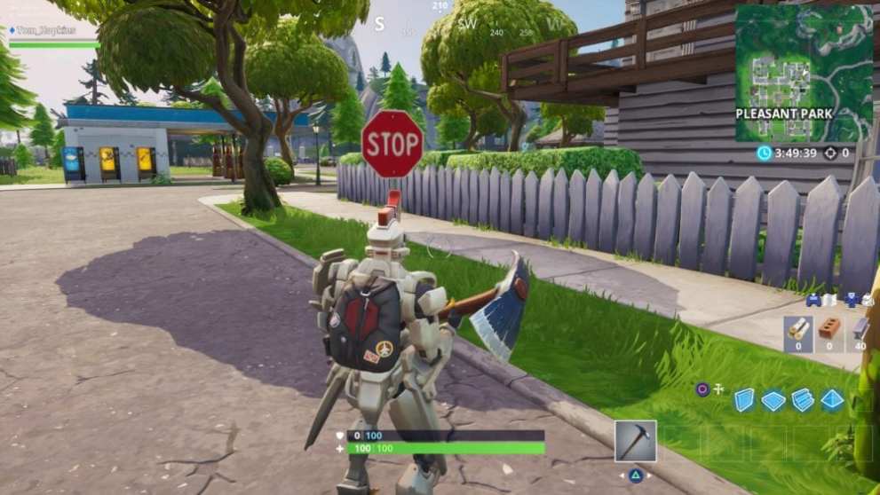 Fortnite, stop sign locations