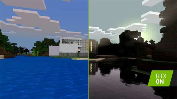 Minecraft RTX raytracing