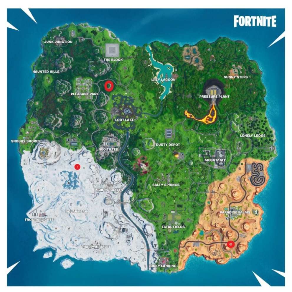 fortnite drift painted durr burger head stone head statue dinosaur location