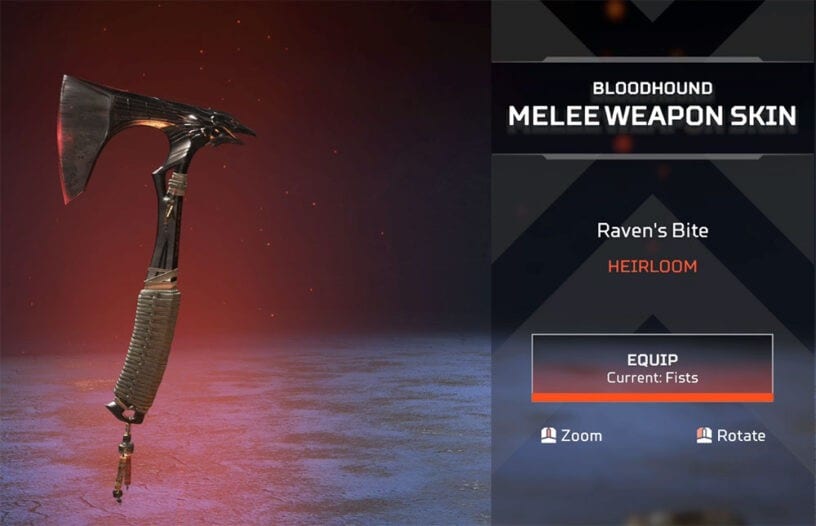 how to get bloodhound heirloom set in apex legends