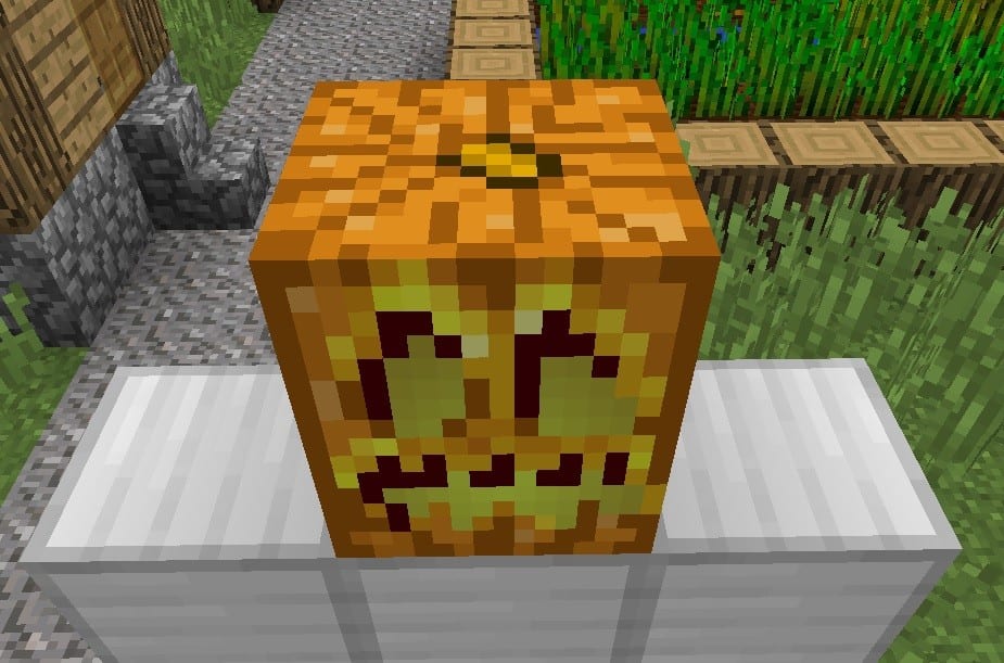 jack o lantern, minecraft