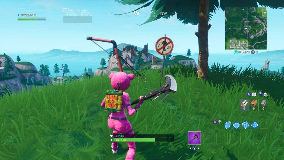 Fortnite No Dancing Sign Location