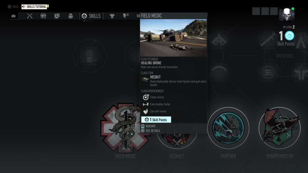 Ghost Recon Breakpoint ghost classes