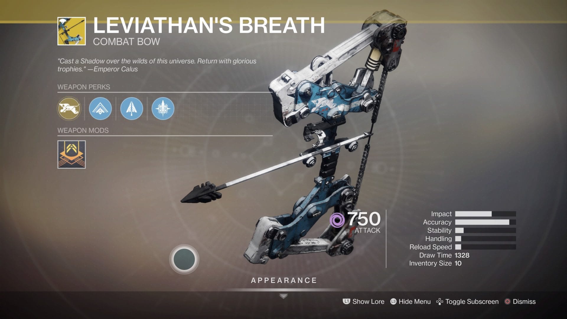 destiny 2, leviathan's breath, how to get