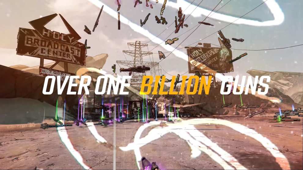 borderlands 3 1 billion guns