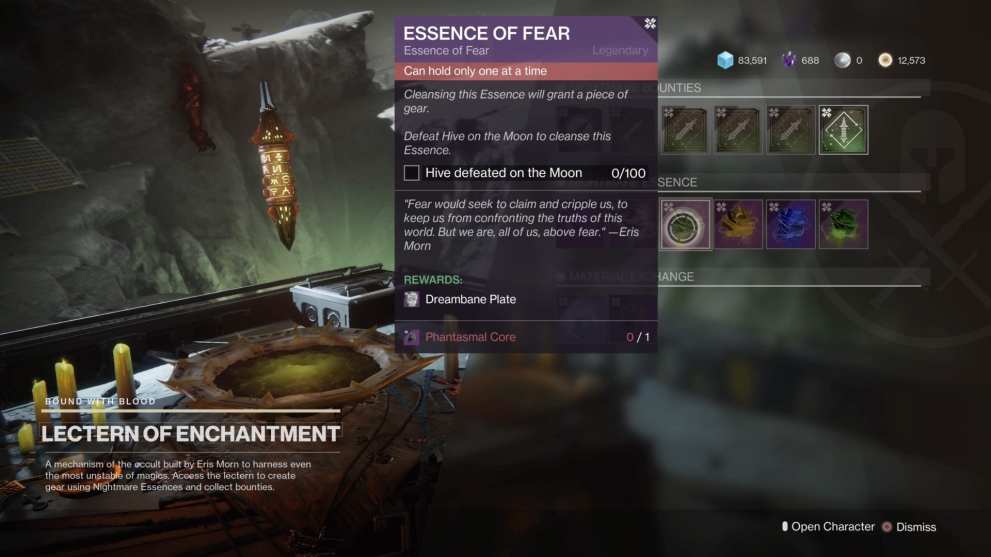 destiny 2 shadowkeep, essence of fear quest guide