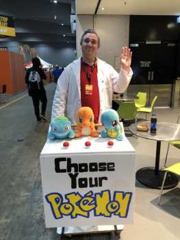 PAX Cosplay Professor Oak, pokemon