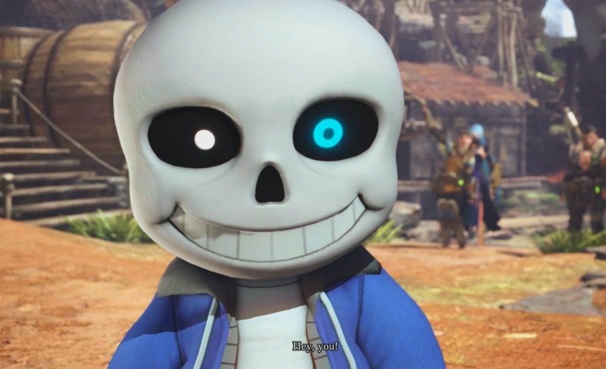 sans, monster hunter world mod, pc, undertale