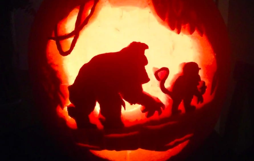 video game pumpkin carvings