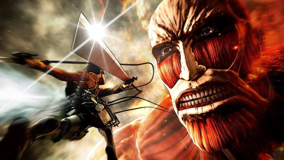 attack on titan, monster hunter