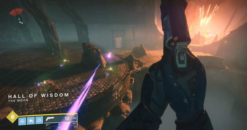 Destiny 2 Shadowkeep Essence of Brutality quest, Necromantic strand location