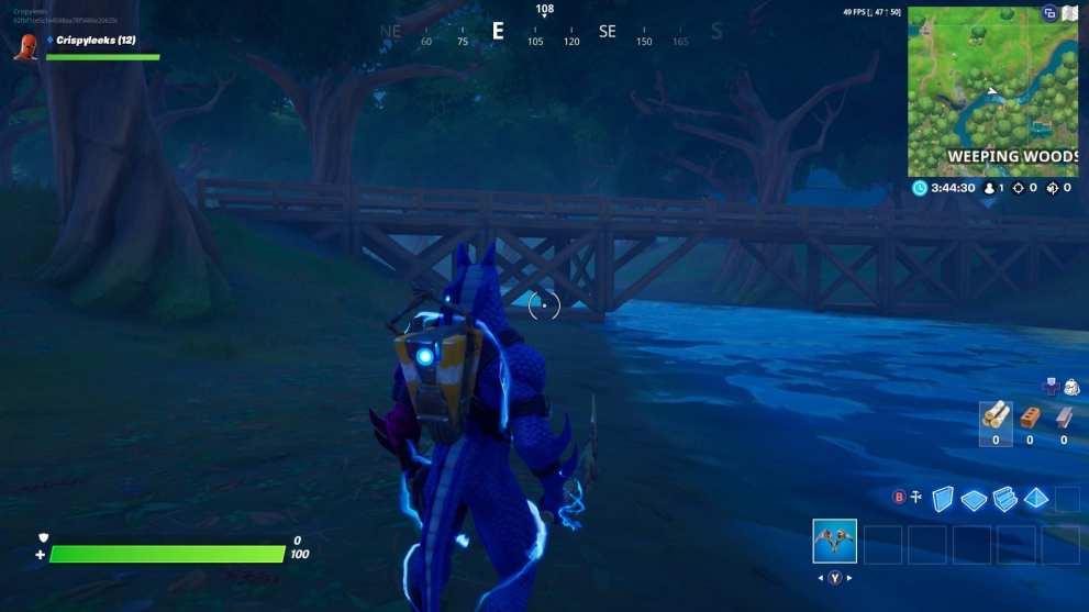 Fortnite hidden letter 'T' location