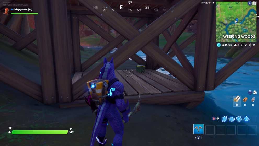 Fortnite hidden letter 'T' location