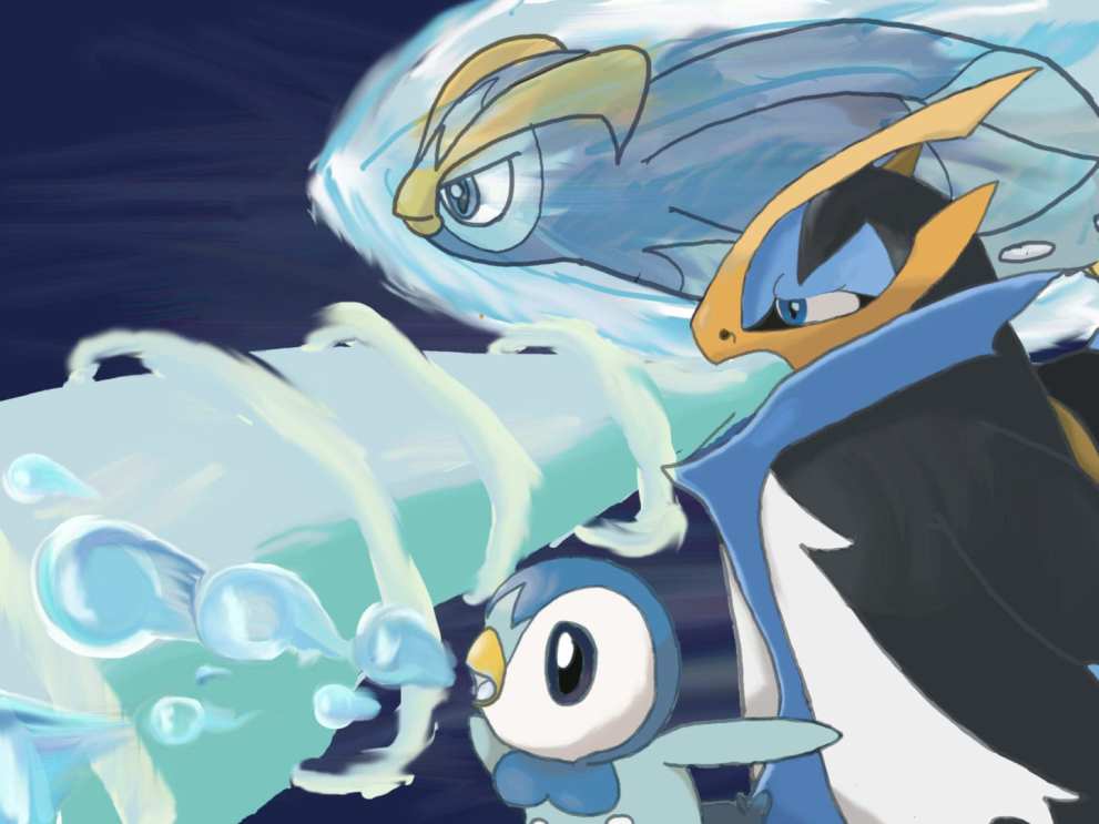 20. Piplup, Prinplup & Empoleon