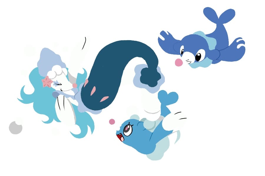 15. Popplio, Brionne & Primarina