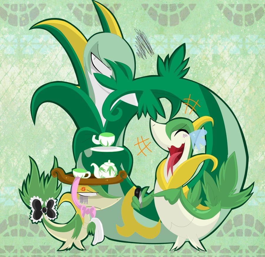 14. Snivy, Servine & Serperior