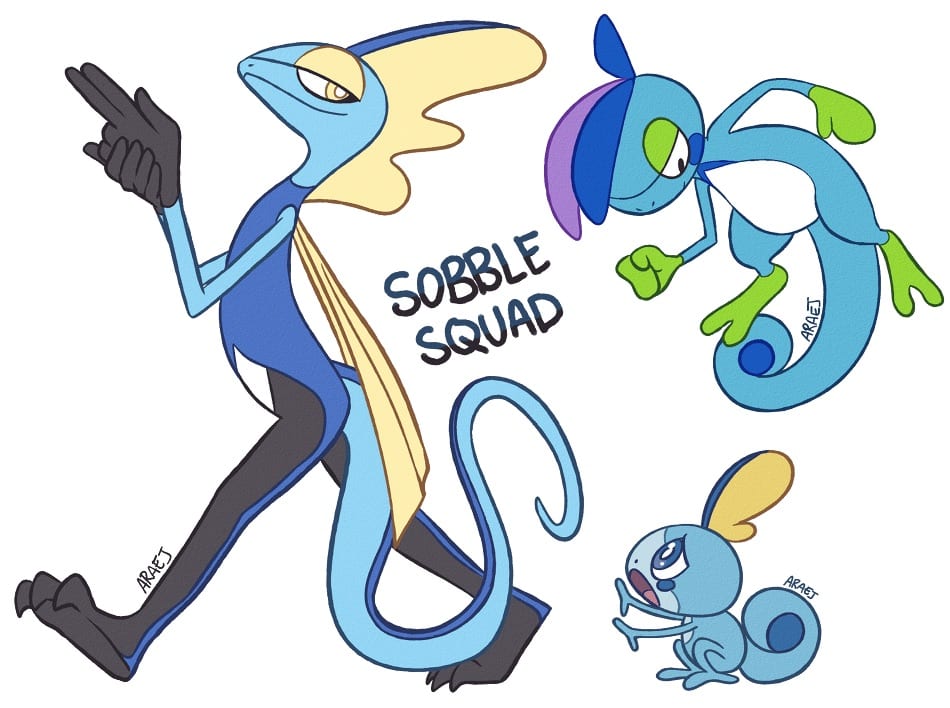 12. Sobble, Drizzile & Inteleon