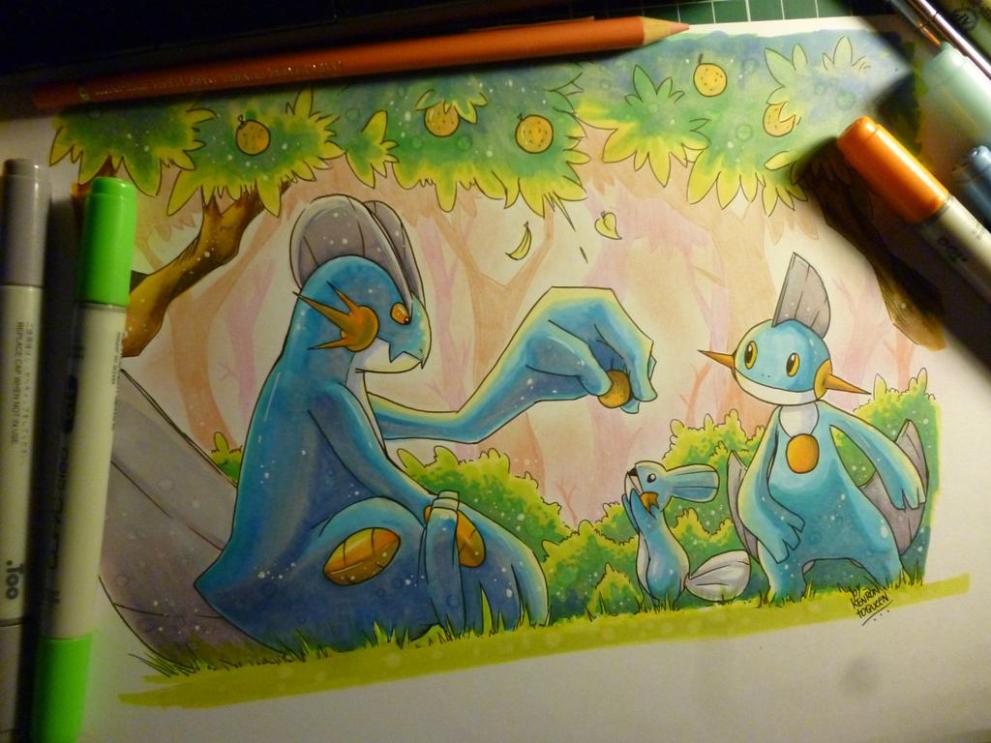 23. Mudkip, Marshtomp & Swampert