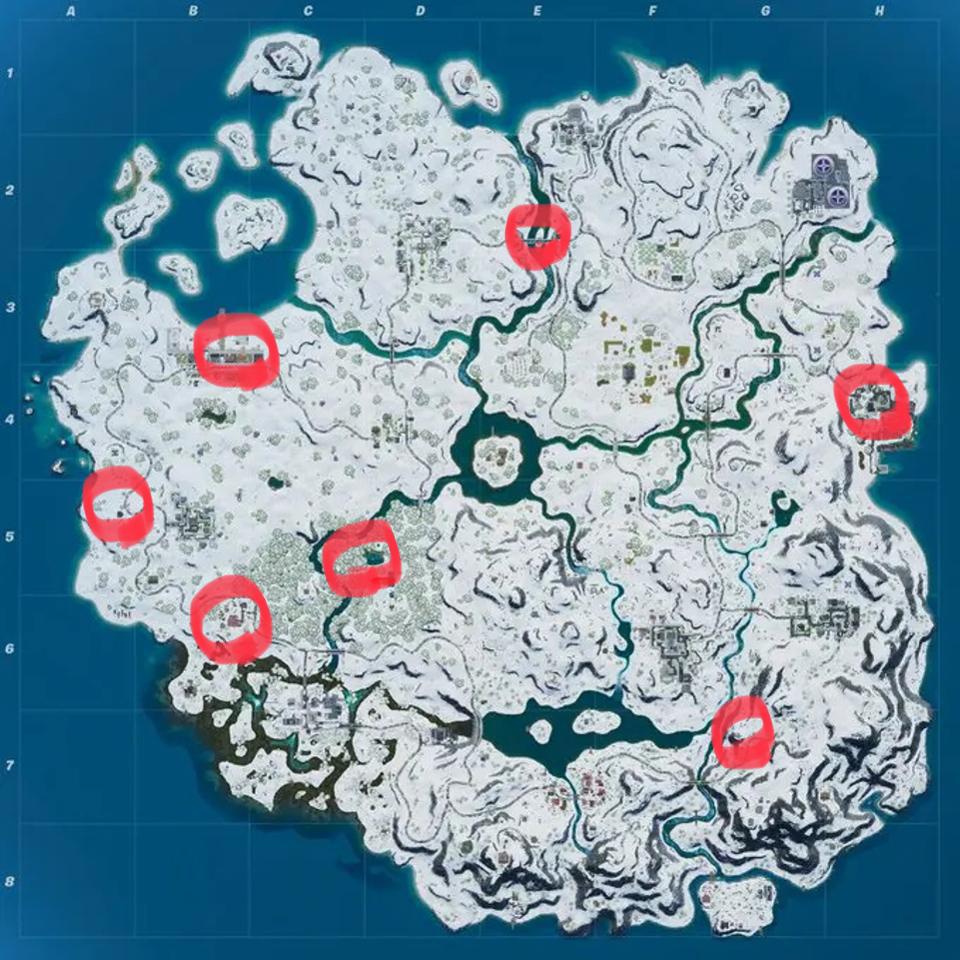 Fortnite Ice Box Locations