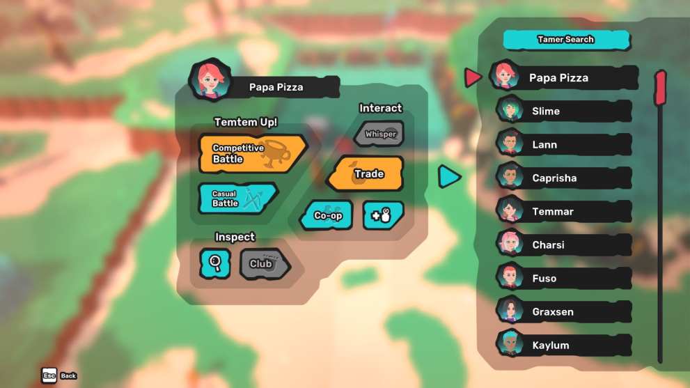 Temtem co-op multiplayer