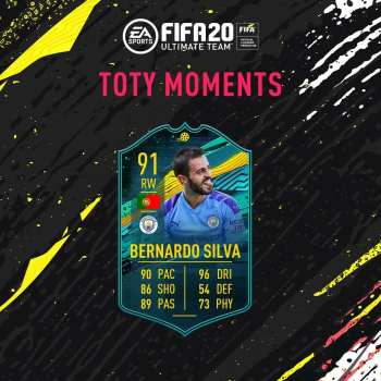 fifa 20, moments bernardo silva sbc