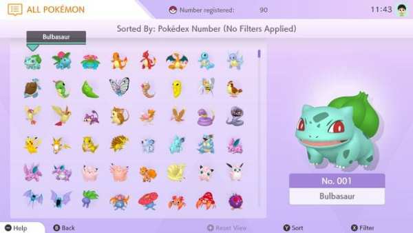 pokemon home, national pokedex