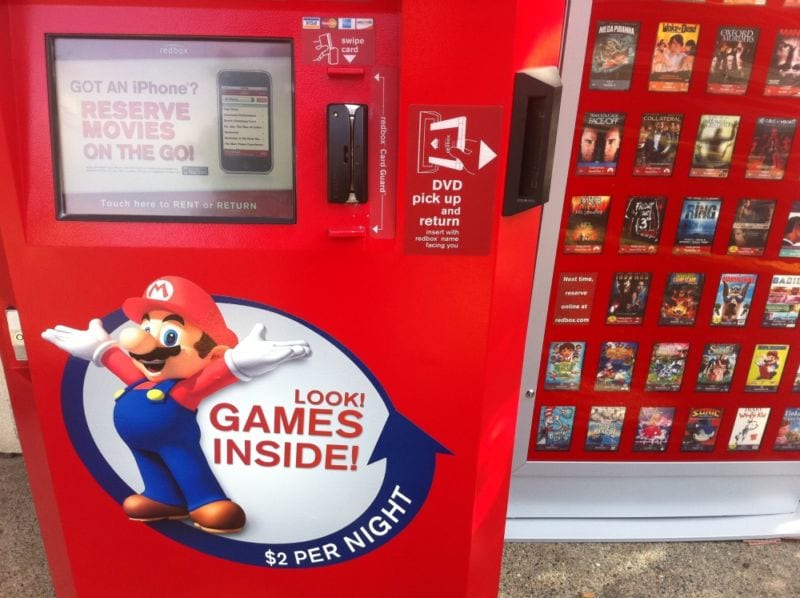 redbox, rental, rent, game