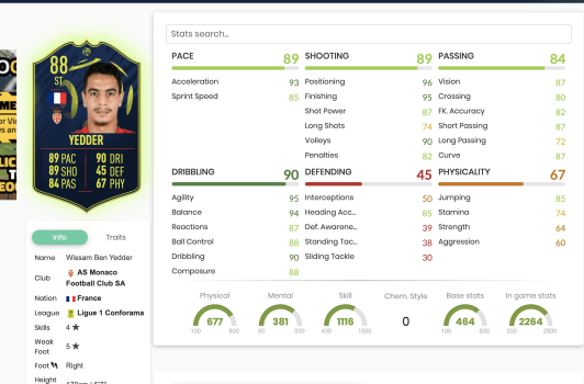 fifa 20, potm ben yedder sbc