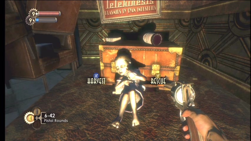 BioShock little sister harvest rescue