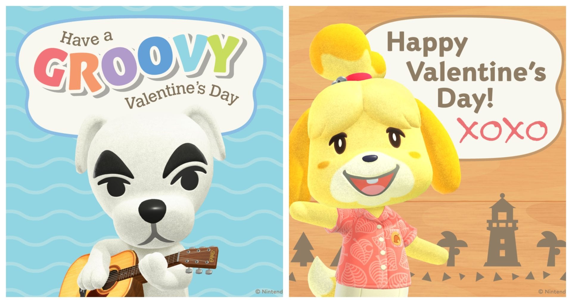 animal crossing valentine's day