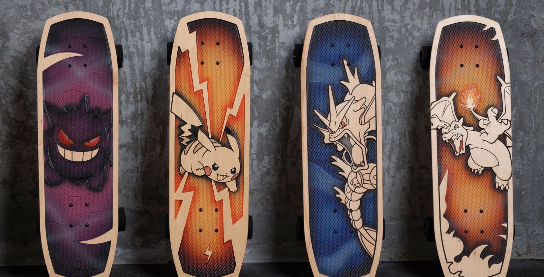 pokemon skateboards, bear walker, pokemon center