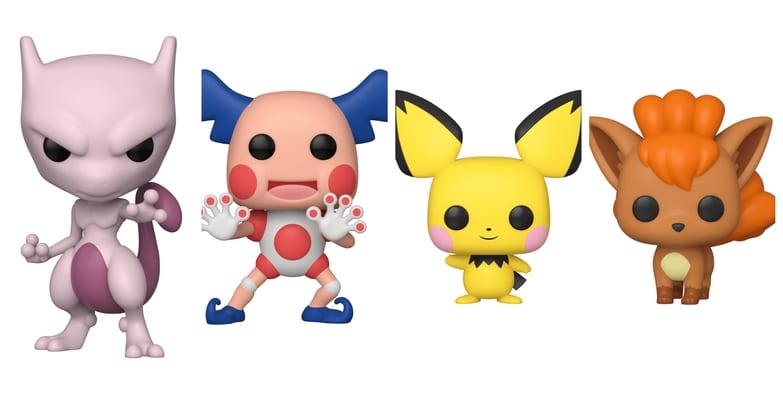 pokemon funko pop vinyl figures, april 2020