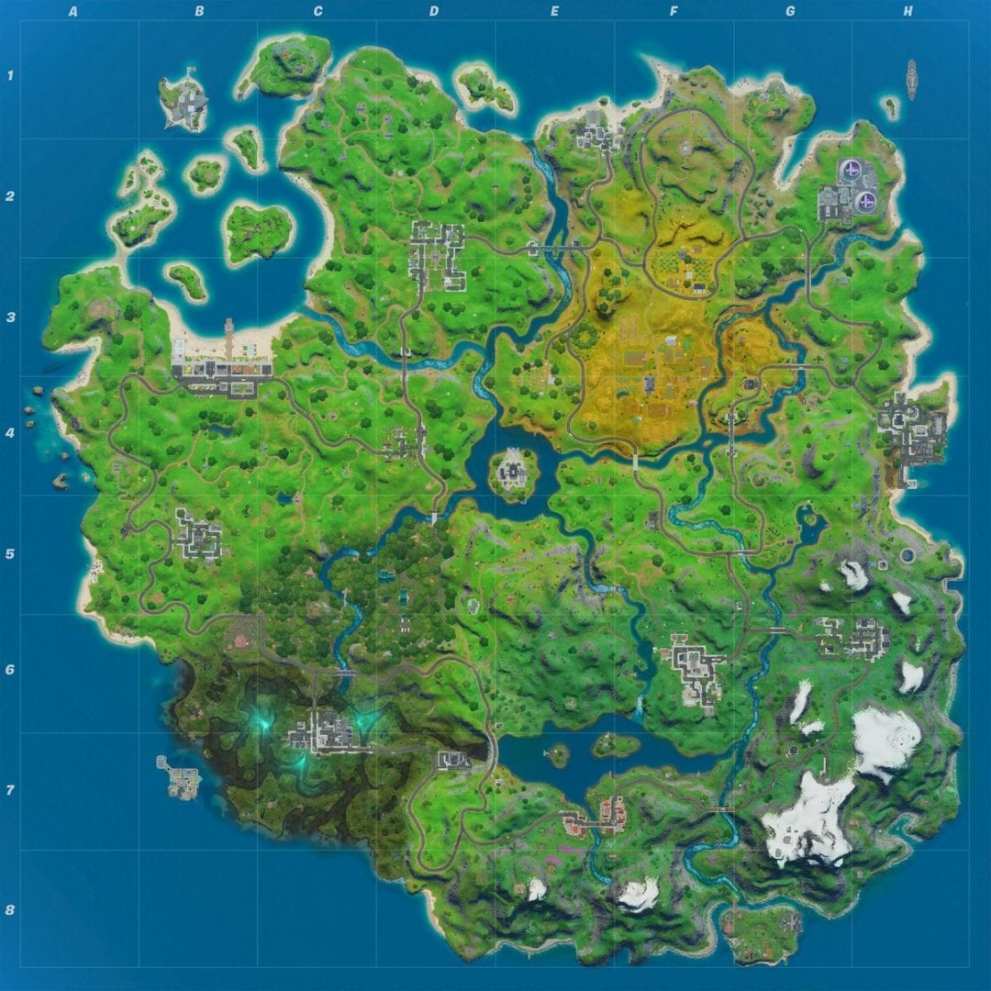 fortnite season 2 chapter 2 map