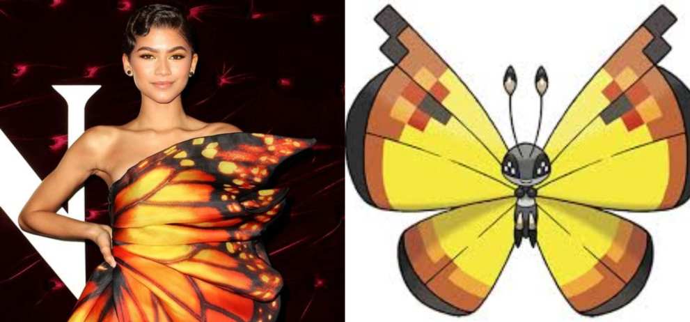 Zendaya and Vivillon