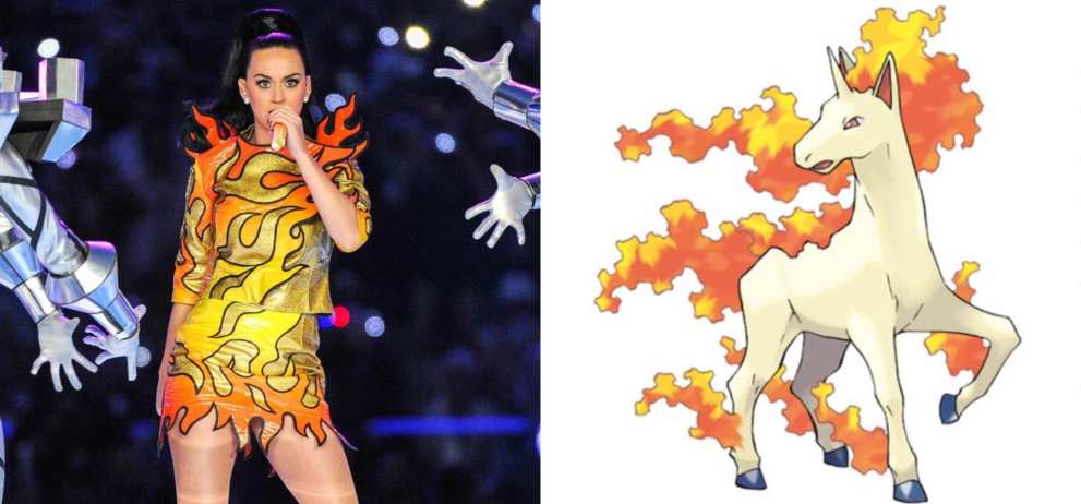 Katy Perry and Rapidash