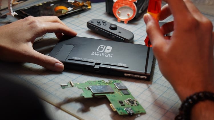 nintendo switch, repair