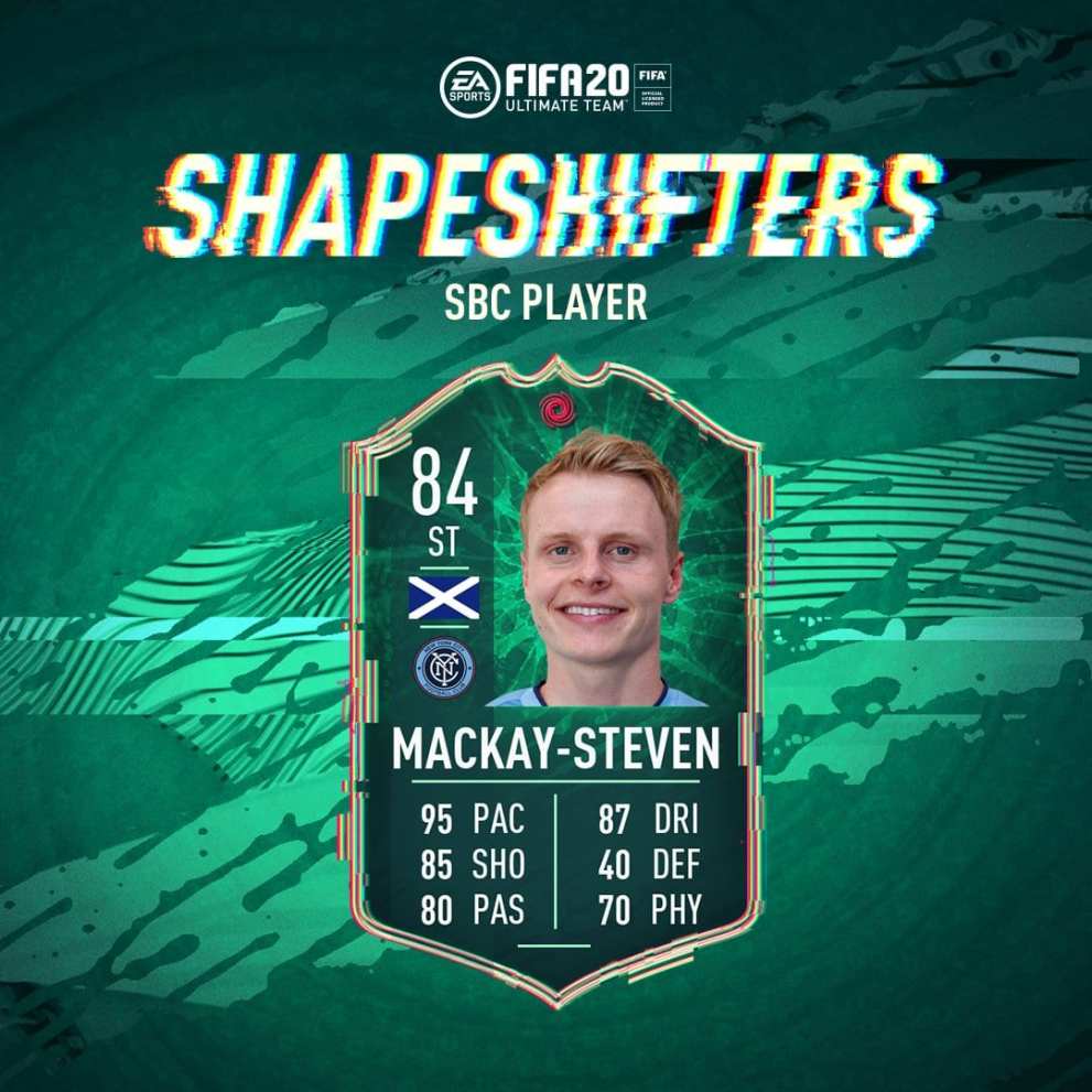 fifa 20, shapeshifters mackay-steven sbc