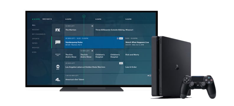 hulu live tv, ps4, playstation