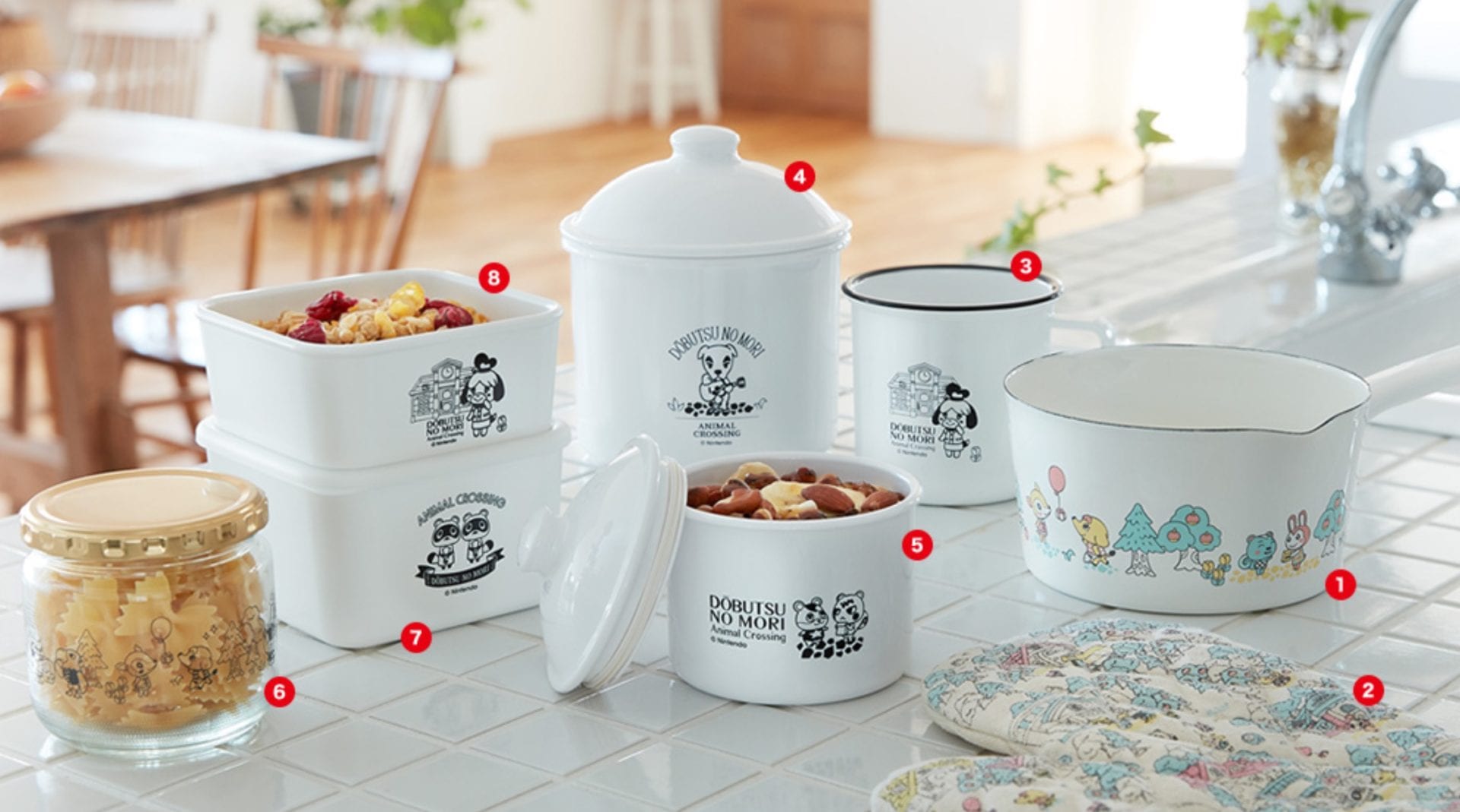 animal crossing kitchenware