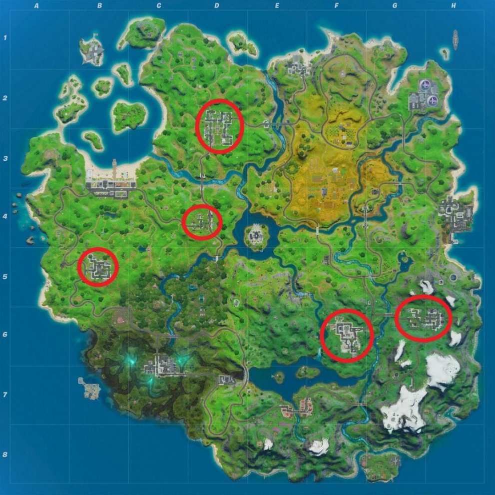 Fortnite dog house locations