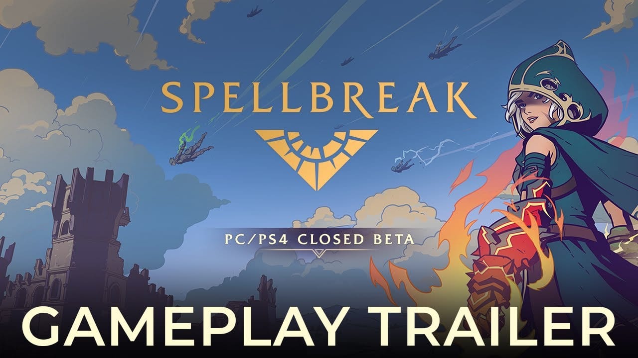 spellbreak, ps4, closed beta