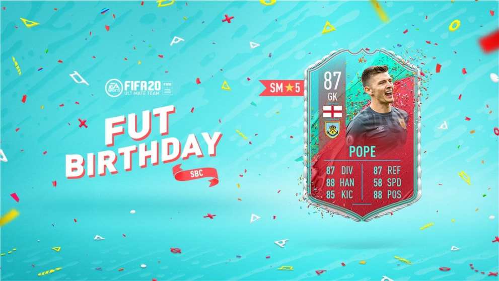 fifa 20, fut birthday pope sbc