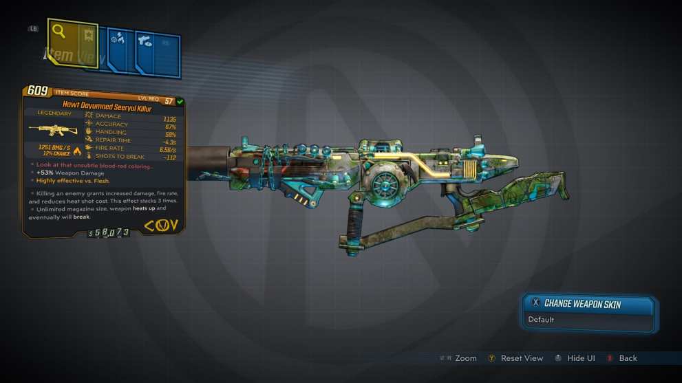 Seeryul Killur Legendary COV Assault Rifle