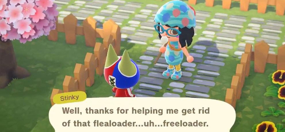 Animal Crossing New Horizons Fleas