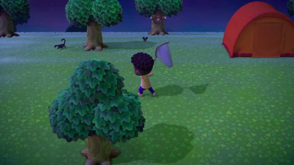 catching scorpions in animal crossing new horizons