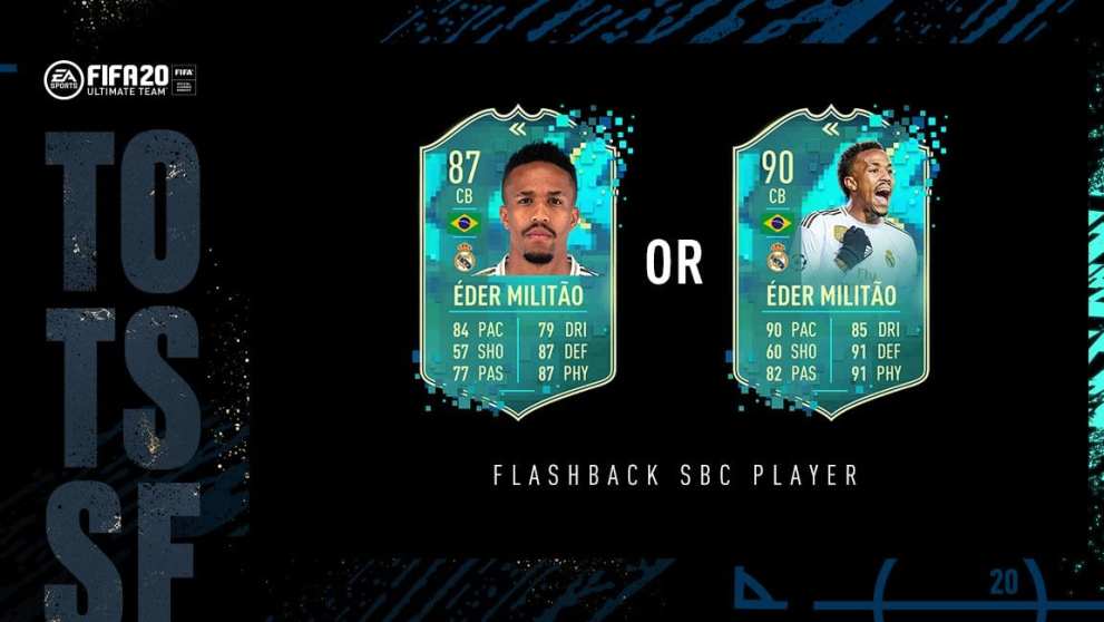 fifa 20, flashback eder militao sbc