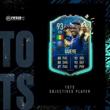 fifa 20, totssf gueye objectives