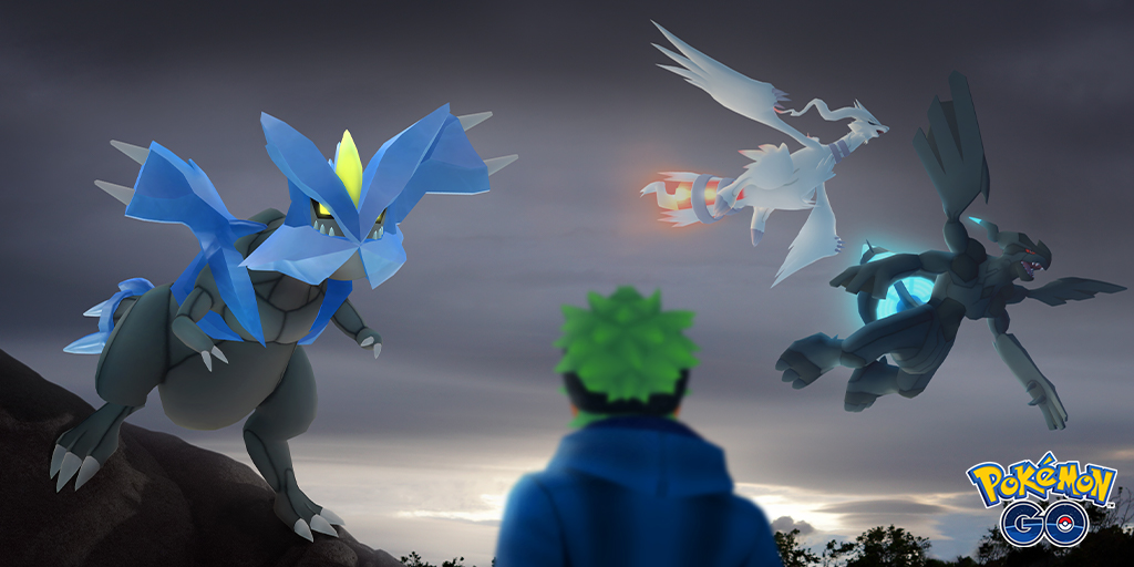 reshiram pokemon go, zekrom pokemon go, kyurem pokemon go, tao trio pokemon go