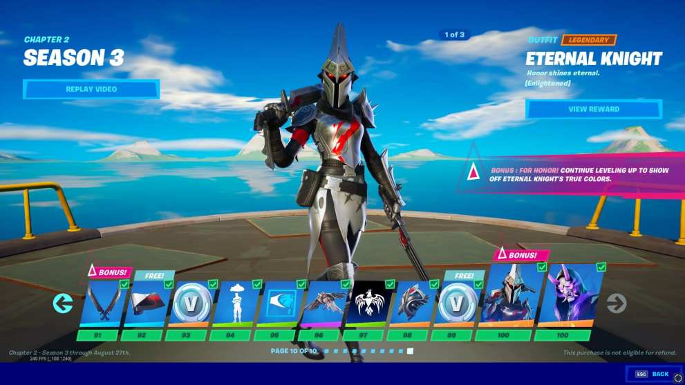 fortnite, chapter 2 season 3, tier 100 skin