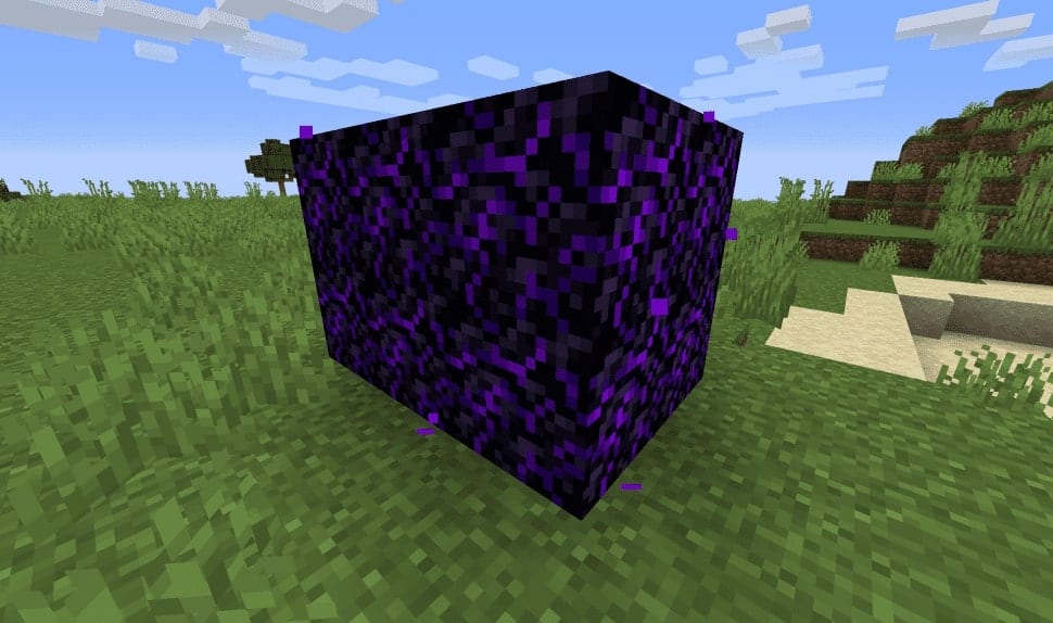 Minecraft 1.16 Crying Obsidian